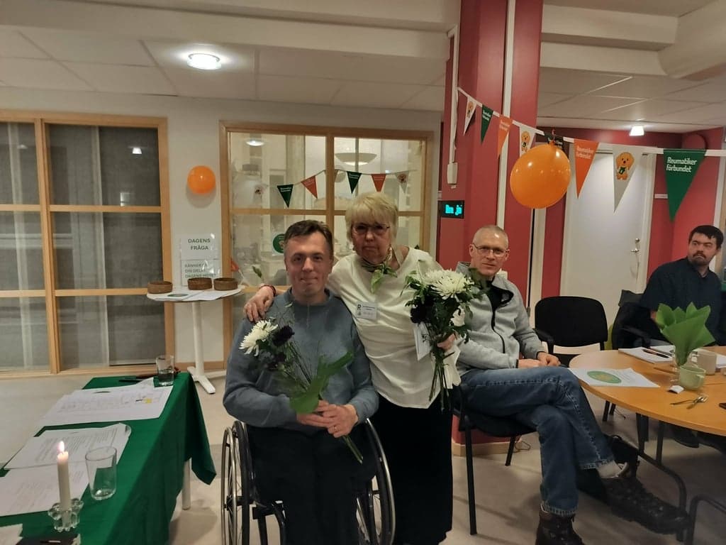 årsmötet -26 mötesordförande avtackas